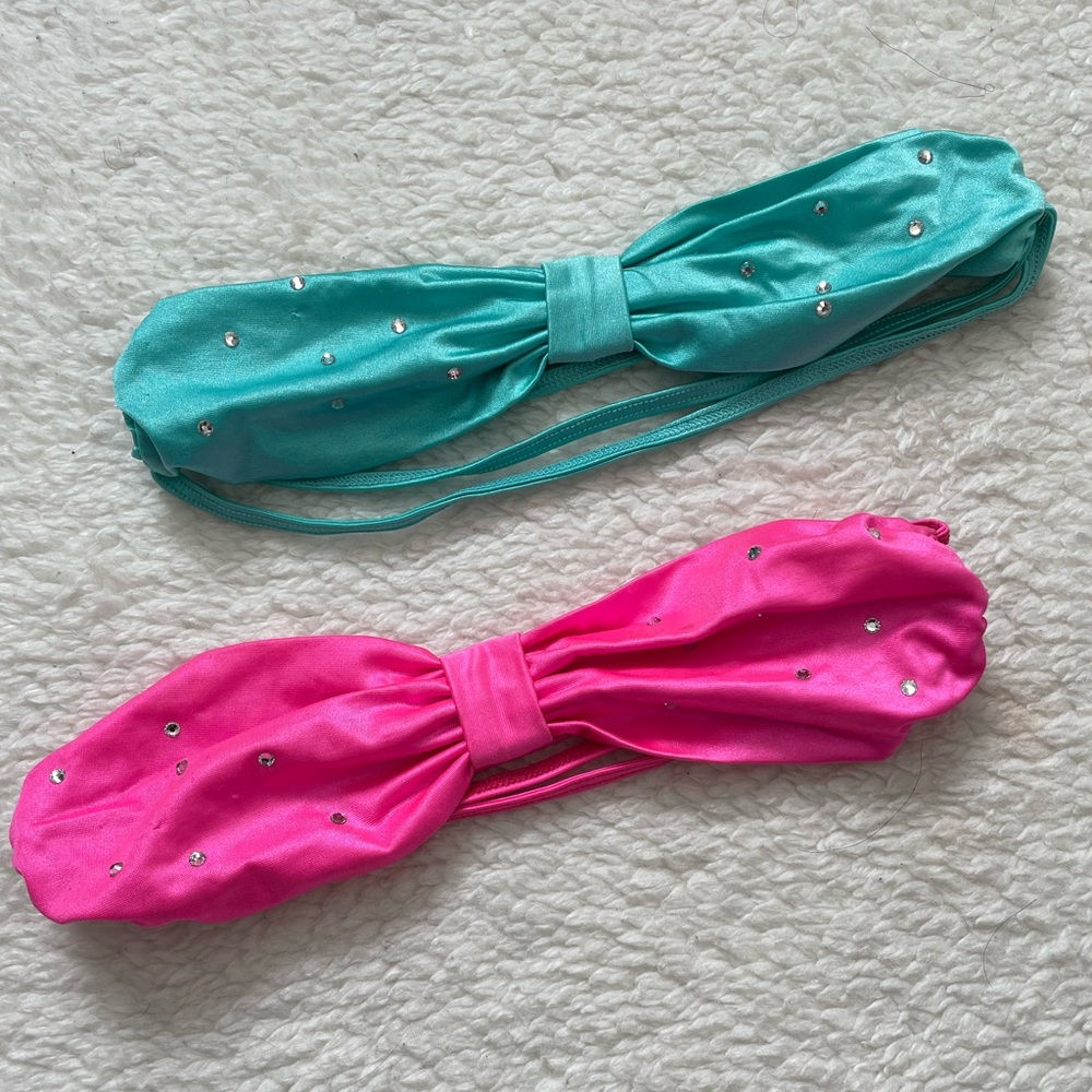 2 Bandeau Bikini Tops